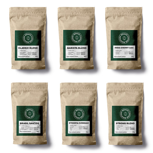 Дегустаційний набір меленої кави Romus Coffee Roastery 6 видів