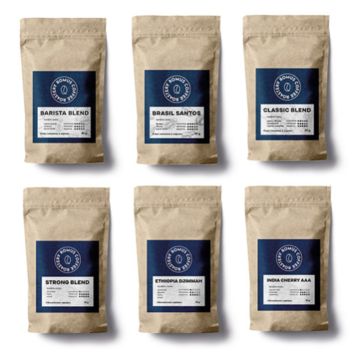Дегустаційний набір зернової кави Romus Coffee Roastery 6 видів